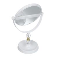 Зеркало настольное  пластик 17х14 см* 301279 с декором, стекло, высота 29 см_3