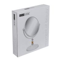 Зеркало настольное  пластик 17х14 см* 301279 с декором, стекло, высота 29 см_4