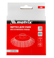 Щетка металл д/УШМ 100мм М14 ТАРЕЛКА  Латунь74608_3