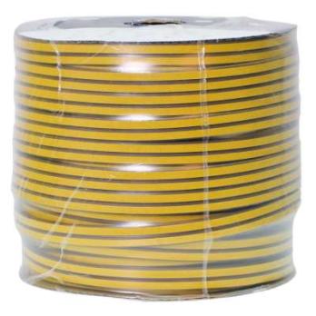 Уплотнитель D-6мм профиль  ЧЕРНЫЙ 100м (50мх2 двойная )