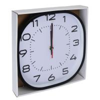 Часы настенные квадратный овал 30х30х4см *581368 пластик,стекло 1хАА_3