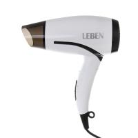 Фен д/волос 259-228 Leben 1200Вт складн.2ск. Бело-черн.