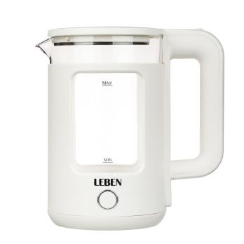Чайник Leben 291-141 элек.1,8л стекло+пластик