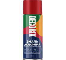 Аэрозоль DECORIX Огненно-красный алкид. универсал. 400 мл