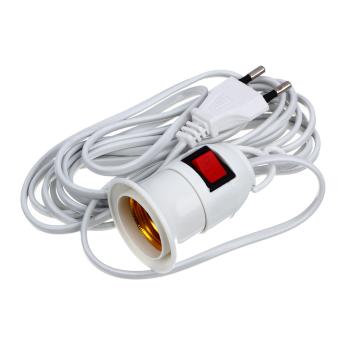 Удлиннитель для ЛАМПОЧКИ Е27, 3м с выкл. *384113