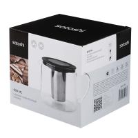 Чайник завар.850-218 Цейлон 0,6л жаропроч. ст. Satoshi_4