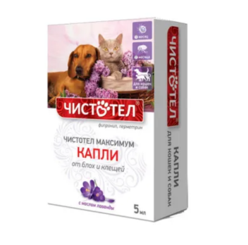 Капли отблох Унив.длч собак и кошек Максимум