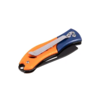 Нож склад. СЛЕДОПЫТ  дл. клинка 65 мм оран-син ручка_2