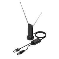 Антенна комнатная ДМВ-Т2актив. Сигнал SAI-300 каб.2м 20дБ_4