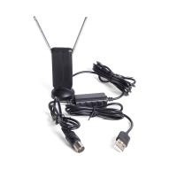 Антенна комнатная ДМВ-Т2актив. Сигнал SAI-300 каб.2м 20дБ_2