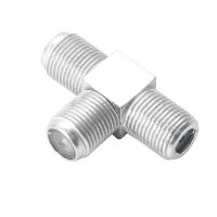 ТV Переходник     F-гн -  F-гн -  F-гн металл ТРОЙНИК