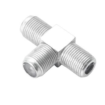 ТV Переходник     F-гн -  F-гн -  F-гн металл ТРОЙНИК