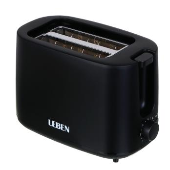 Тостер Leben 271-030 черный 2слота 650Вт