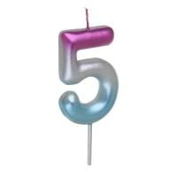 Свечи д/торта  Цифры 11см (0-9) градиент*506034_1