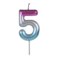 Свечи д/торта  Цифры 11см (0-9) градиент*506034_2