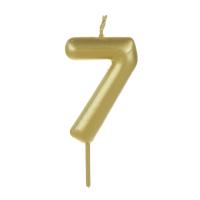 Свечи д/торта  Цифры 11см (0-9) ЗОЛОТО*506025_2