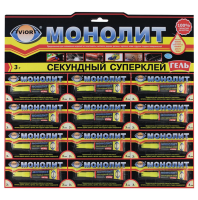 Клей МОНОЛИТ ГЕЛЬ на карте 12штХ24бл