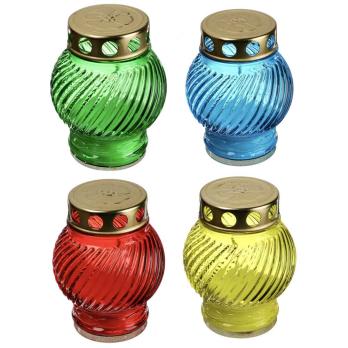 Свеча параф. поминальная в стекл.подсв.11,5х8,5см,*527005