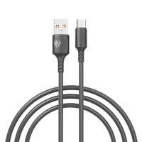 Кабель для зарядки Type-C, USB,1м, 3А,18Вт*931605  черный