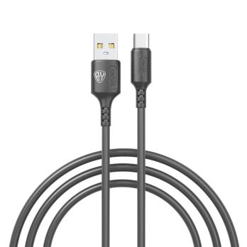 Кабель для зарядки Type-C, USB,1м, 3А,18Вт*931605  черный