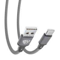 Кабель для зарядки Type-C, USB,1м, 3А,18Вт*931608  графитовый_4