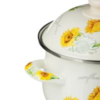 Кастрюля 894-521 Подсолнухи 2л эмал. 18см Vetta индукция_2