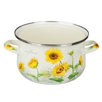 Кастрюля 894-521 Подсолнухи 2л эмал. 18см Vetta индукция_4