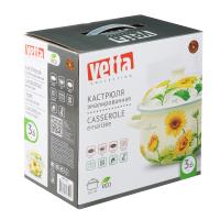 Кастрюля 894-522 Подсолнухи 3,6л  эмал. 22 см Vetta индукция_5