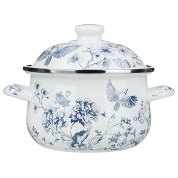 Кастрюля 894-570 Флорал 2л эмал. 18см Vetta индукция