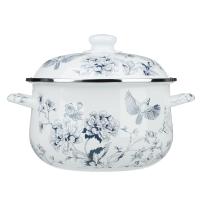 Кастрюля 894-572 Флорал 5л эмал. 24см Vetta индукция