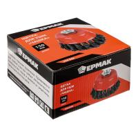 Щетка металл д/УШМ 150мм М14*656048 чашка крученая ЕРМАК_4