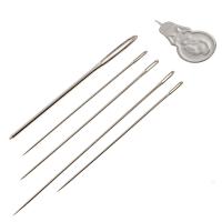 Набор игл 60 шт для шитья +нитевдев, сталь*308125_1