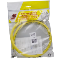 Газовая подводка армир. 2 м, ММ 1/2 ,желтая*533542_1