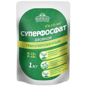 Суперфосфат двойной 1 кг *20 Ивановское