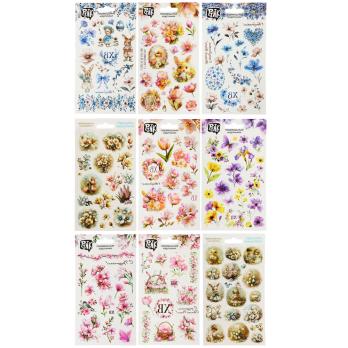 Пасхальные  наклейки на яйца 1лист*10х220мм*503571