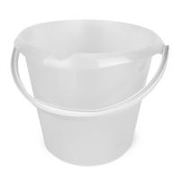 Ведро пласт 11л  мерное с носиком, прозрачное