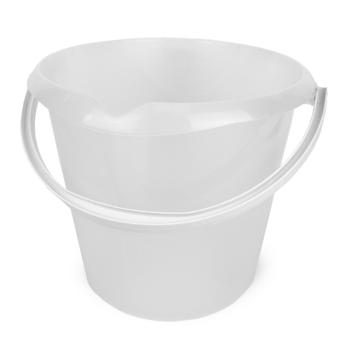 Ведро пласт 11л  мерное с носиком, прозрачное