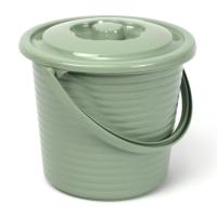 Ведро пласт 15л рифленое цветное с Крышкой ОМСК_2