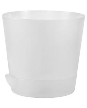 Кашпо Бийск 3,6 л  с поддоном*0308 Прозрачный  д/Орхидей