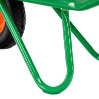 Тачка садово-строительная 1-кол 200л/120л ПАЛИСАД зелен, кол. ораж_1