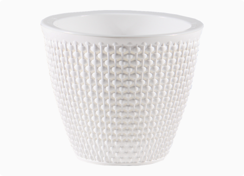 Кашпо Ротанг 1,6л*6467 Белый Белый