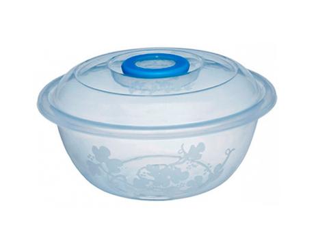 Таз пласт. 11л с крышкой Эльфпласт