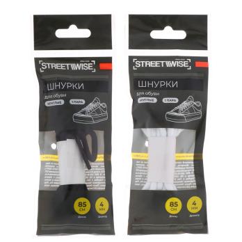 Шнурки 1 пара , 4ммх85 см КРУГЛЫЕ*459269
