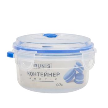 Контейнер д/продуктов 0,7л КРУГЛЫЙ SMT-43.8 ООО Смарт с клапаном