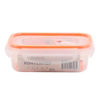 Контейнер д/продуктов 0,7л  ПРЯМОУГЛ. SMT-46.6 ООО Смарт с клапоном