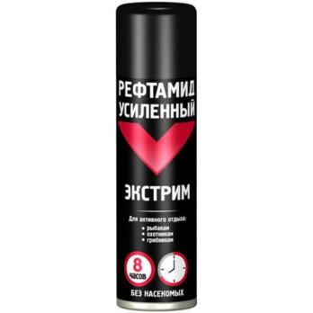 Рефтамид Усиленный Экстрим (черный)  150мл /24 шт 8 часов без насикомых