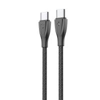 Кабель для зарядки Type-C*Type-C,2м,3А 60B *931632 черный, нейлон_2