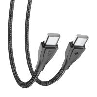 Кабель для зарядки Type-C*Type-C,2м,3А 60B *931632 черный, нейлон_4
