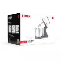 Миксер Leben 269-068 кухон. 350Вт. 7ск.4нас. металл. чаша 2л_1