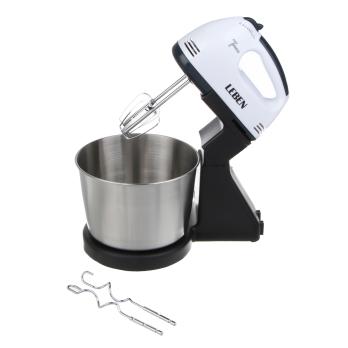Миксер Leben 269-068 кухон. 350Вт. 7ск.4нас. металл. чаша 2л